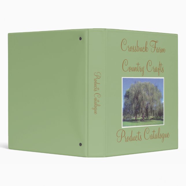 Crossbuck Farm Products Binder (Background)