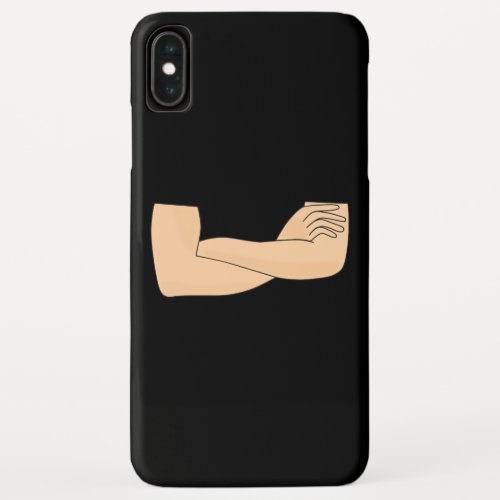 Crossed arms iPhone XS max case