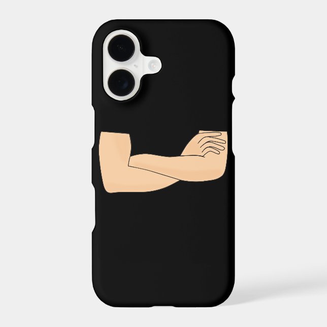 Crossed arms iphone case (Back)