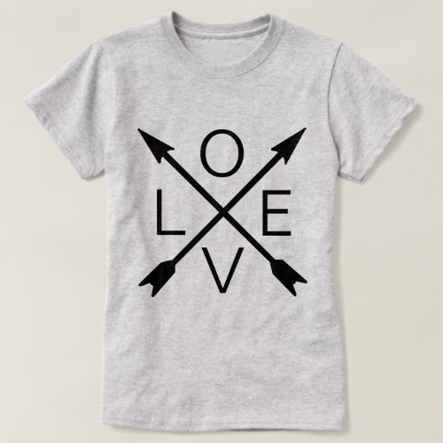 Crossed Arrow Love T_Shirt