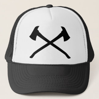 Crossed Fire Axe Trucker Hat