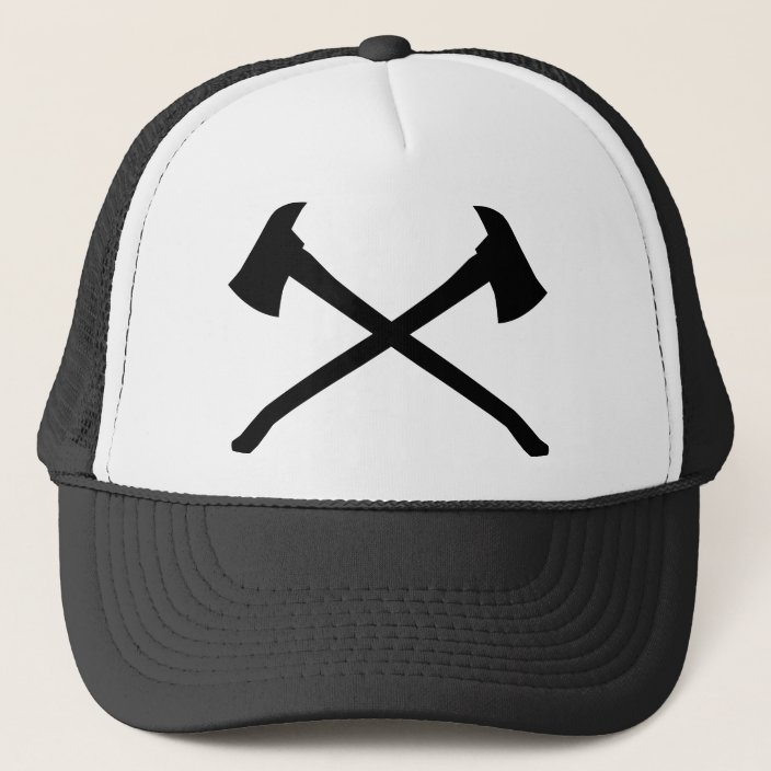 Crossed Fire Axe Trucker Hat
