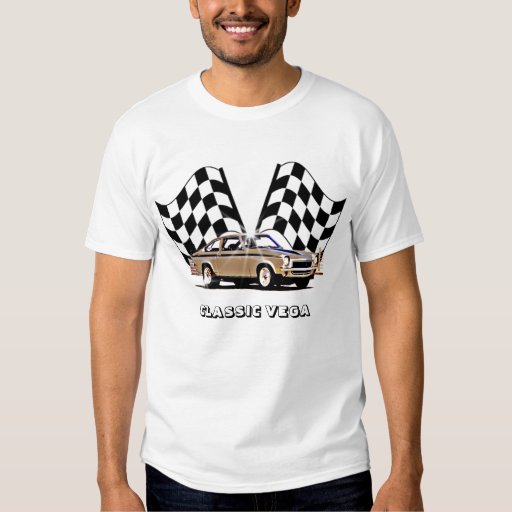 Crossed Flags Classic Vega T-shirt | Zazzle