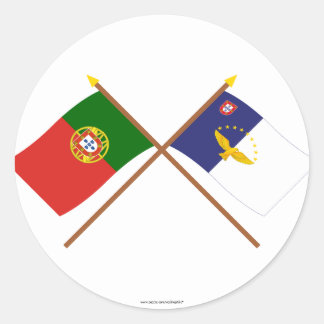 Azores Flag Stickers | Zazzle