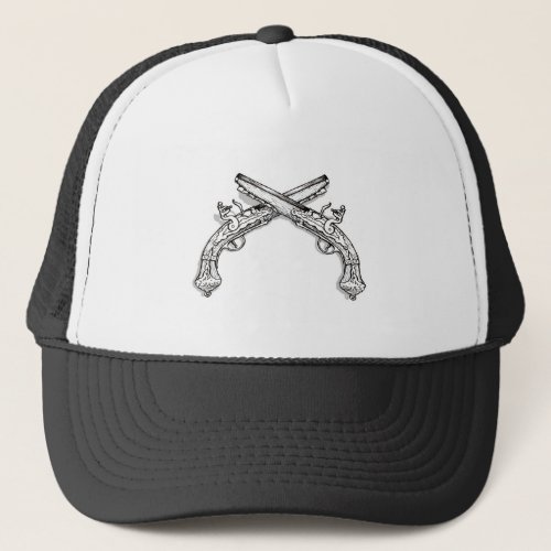 Crossed Flintlocks Trucker Hat
