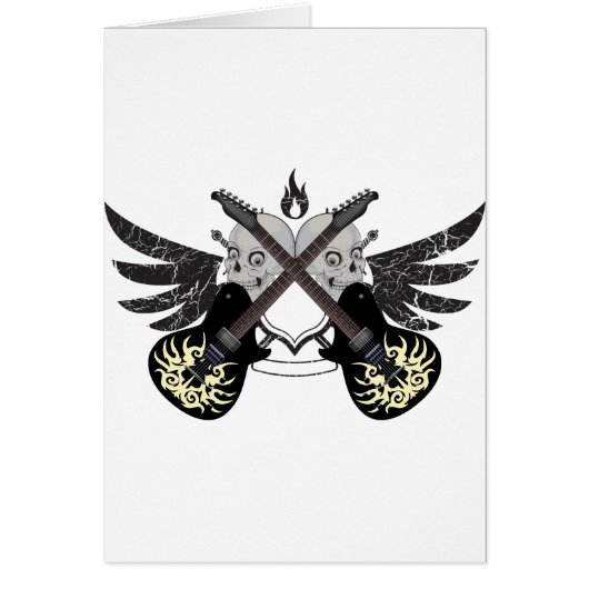 Crossed Guitars and Skulls (Front)