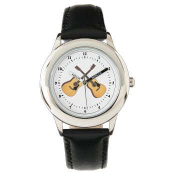 Crossed Guitars- Watch by NedHReece at Zazzle