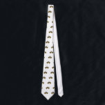 Crossed Handbells Neck Tie<br><div class="desc">Handbells are example of everyone working together to create something amazing. Create a special shirt for your director or handbell team members. Add your group name for a personal touch.</div>