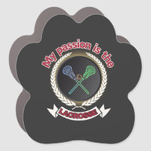 Crossed Lacrosse Sticks Ball Passion Sport Game