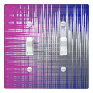 crossed lines light switch cover