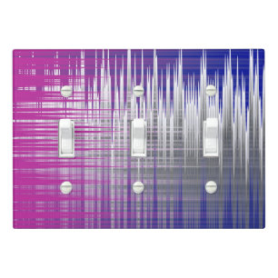 crossed lines light switch cover