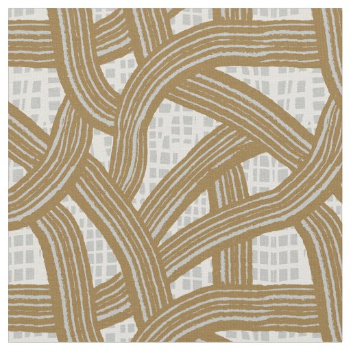 crossed lines maximalist texture soft brown blue fabric