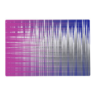 crossed lines placemat