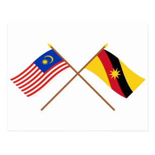 Sarawak Flag Postcards - No Minimum Quantity | Zazzle
