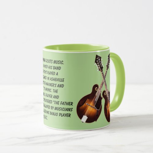 CROSSED MANDOLINS MUG