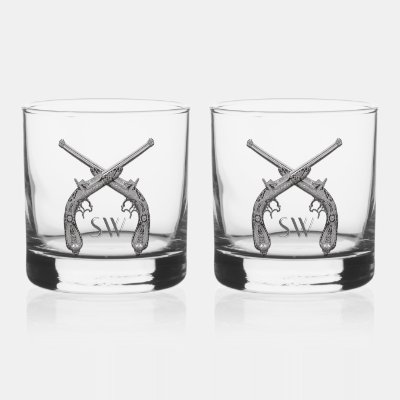 Crossed Pistol Monogram