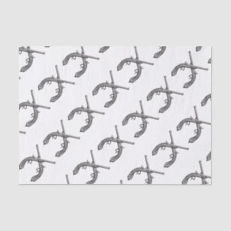Crossed Pistols Tissue Paper