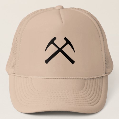 Crossed Rock Hammers Cap