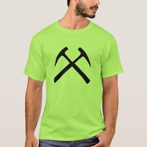 Crossed Rock Hammers T_Shirt