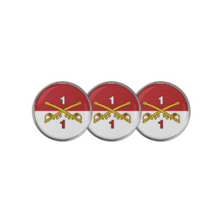 Crossed saber Cav Guidon Ball Marker