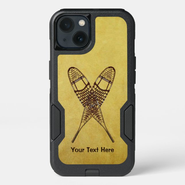Crossed Snowshoes Otterbox iPhone Case (Back)