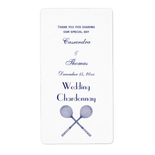 Crossed Squash Racquets Blue Label