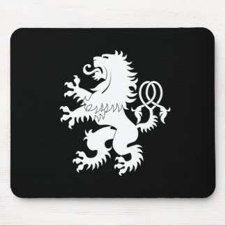 Crossed Tail Rampant Lion Heraldry Mousepad