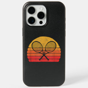 Crossed Tennis Racquets Retro 80s Sun Vintage Grap iPhone 15 Pro Max Case