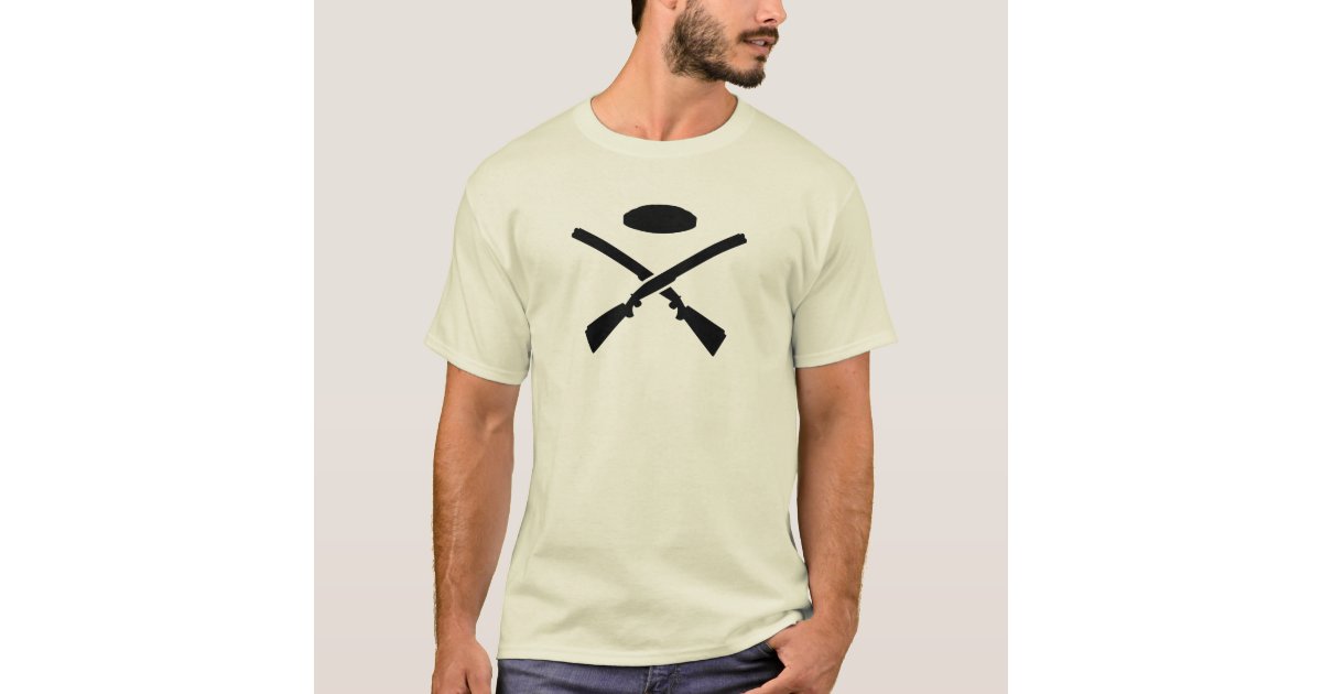 Crossed trap shooting shotguns TShirt Zazzle