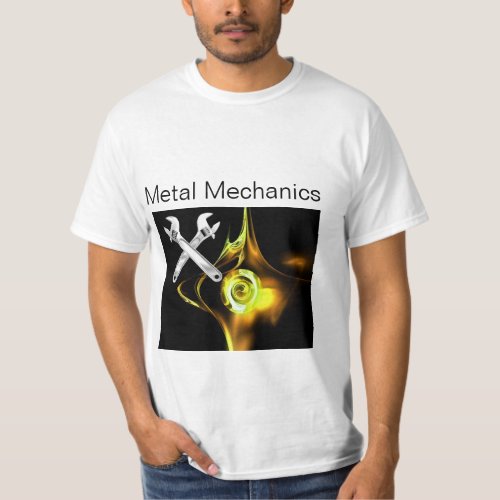 CROSSED WRENCHES METAL MECHANICSPLUMBERS T_Shirt