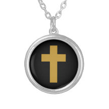 Crosses - Faux Mustard Gold on Black