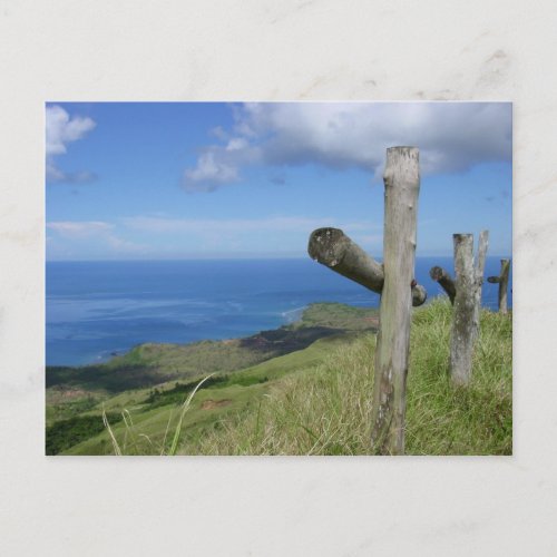 Crosses overlook the South Pacific Island of Guam Postcard