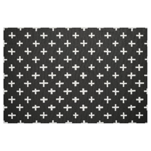 Crosses Pattern Fabric