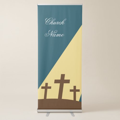 Crosses Retractable Banner