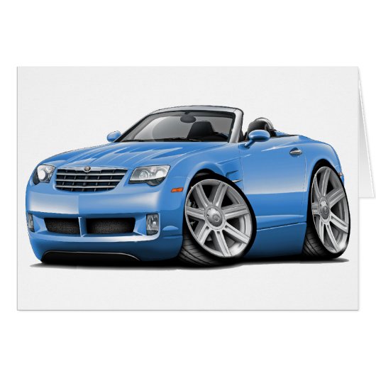 Crossfire Lt Blue Convertible Cards (Front Horizontal)