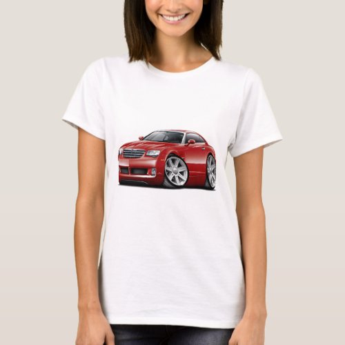 Crossfire Maroon Car T_Shirt