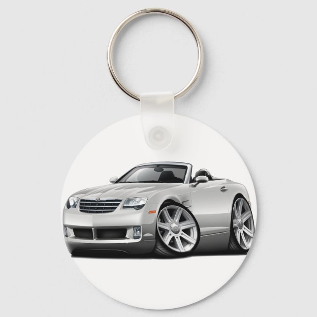 Crossfire White Convertible Keychain (Front)
