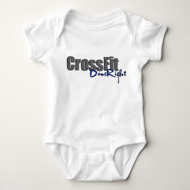 CrossFit DoneRight Logo Baby Bodysuit (Front)