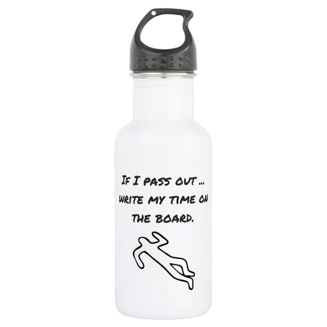 Crossfit-Inspired Water Bottle (Front)