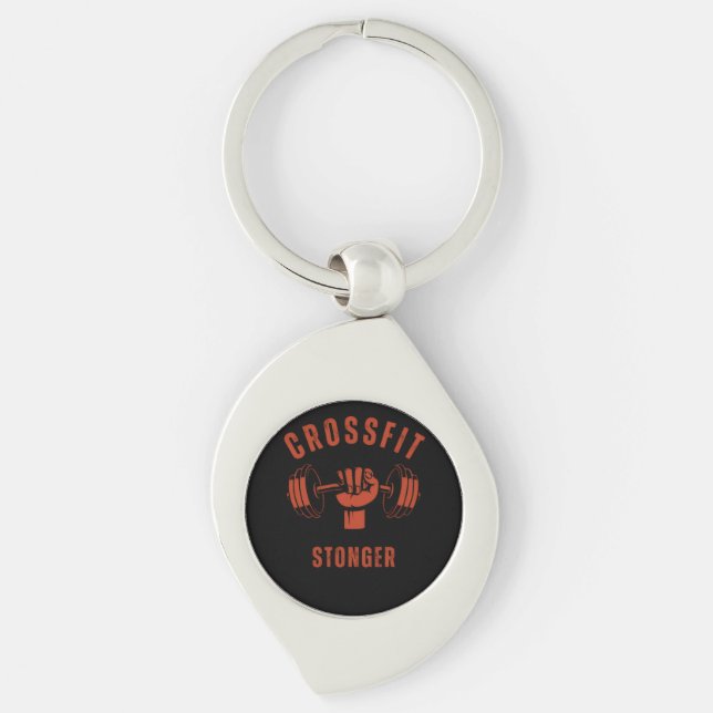 CrossFit Stronger--Power & Strength Mindset Keychain (Front)