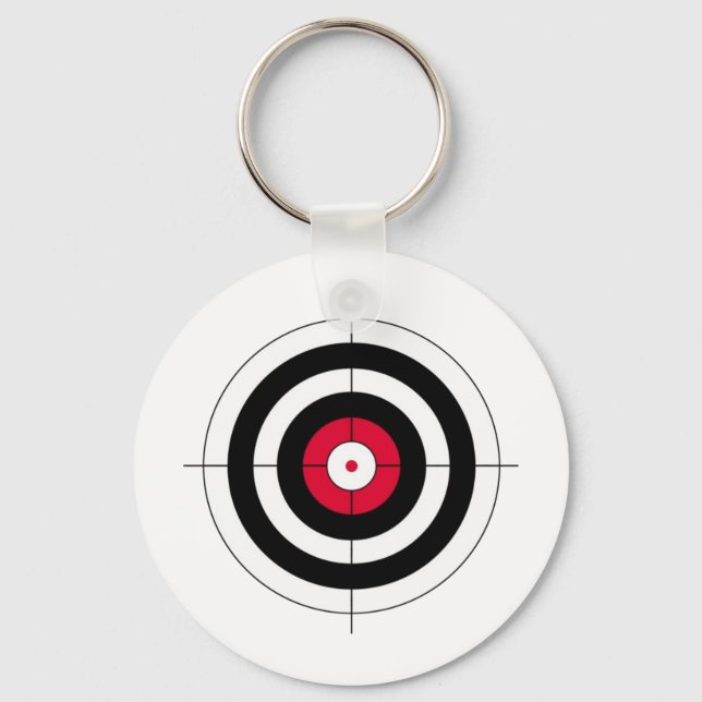 Crosshairs BullsEYE Target Keychain (Front)