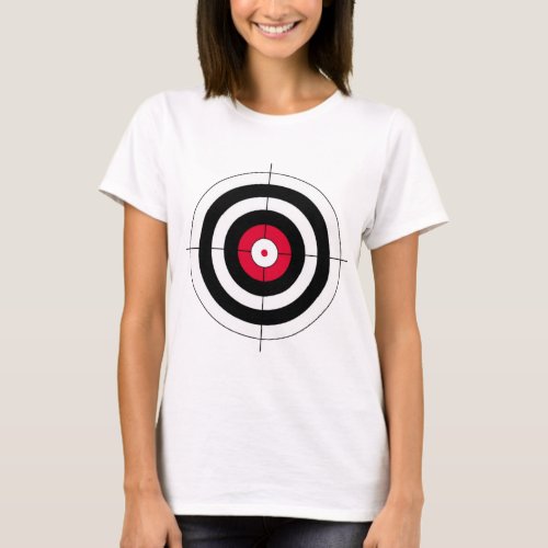 Crosshairs BullsEYE Target T_Shirt