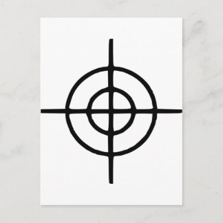 Crosshairs - Gun Postcard