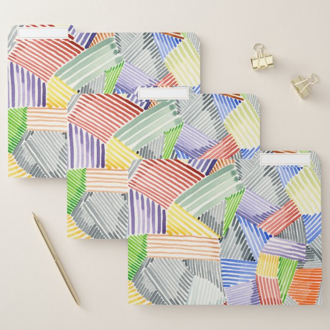 Crosshatch Quilt I File Folder (Set)