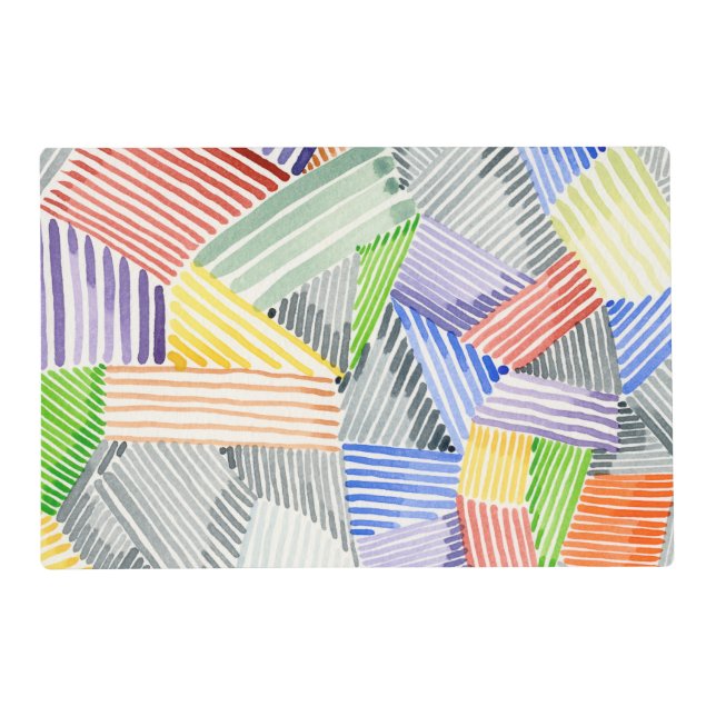 Crosshatch Quilt I Placemat (Front)