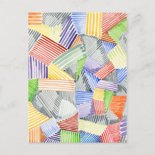 Crosshatch Quilt I Postcard