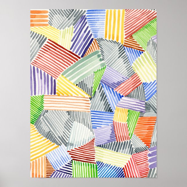 Crosshatch Quilt I Poster (Front)