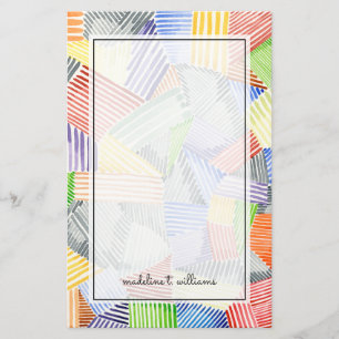 Crosshatch Quilt I Stationery