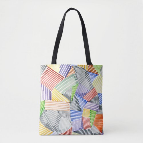 Crosshatch Quilt I Tote Bag