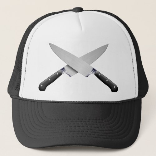 crossing chef knives trucker hat